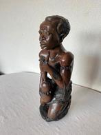 Houtsnijwerk Hout Snijwerk Houten Beeld Afrikaans Afrika, Antiek en Kunst, Kunst | Beelden en Houtsnijwerken, Ophalen of Verzenden