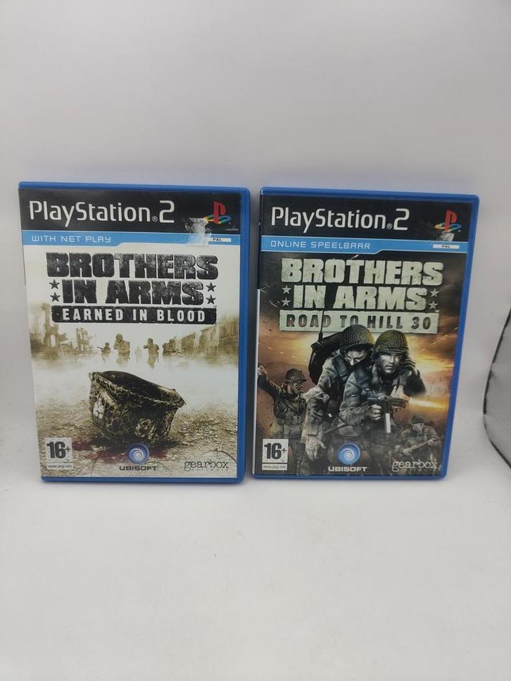 Brothers in Arms combi deal PS2, Spelcomputers en Games, Games | Sony PlayStation 2, Zo goed als nieuw, Shooter, 1 speler, Vanaf 16 jaar