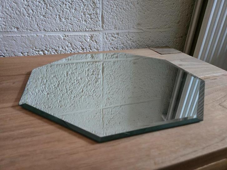 8 kantige spiegel als onderzetter, Huis en Inrichting, Woonaccessoires | Spiegels, Gebruikt, Minder dan 50 cm, Minder dan 100 cm