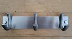 Nieuw metalen kapstok met 3 kapstokhaken 26cm lang, Wandkapstok, Nieuw, Ophalen of Verzenden, Minder dan 100 cm
