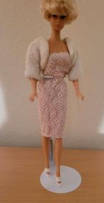 Barbie vintage jurk met bontjasje, Ophalen of Verzenden, Zo goed als nieuw, Kleertjes