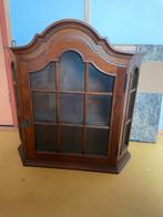 Vitrinekast hout en glas, Huis en Inrichting, Kasten | Vitrinekasten, Ophalen