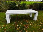 Steigerhouten tafel. Voor buiten of binnen, Tuin en Terras, Ophalen, Gebruikt, Rechthoekig, Hout