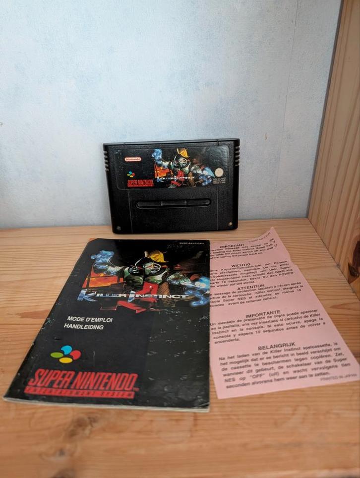 Killer Instinct - Super Nintendo, Spelcomputers en Games, Games | Overige, Gebruikt, Vechten, 2 spelers, Vanaf 12 jaar, Eén computer