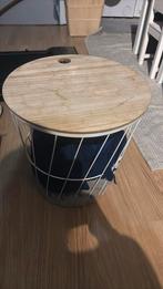 Bijzettafel, Huis en Inrichting, Ophalen, Minder dan 55 cm, Gebruikt, Rond
