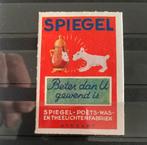 Sluitzegel Utrecht Spiegel poets was en theelichten fabriek, Ophalen of Verzenden, Na 1940, Postfris