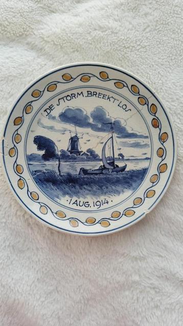 Delfts blauwe borden (bieden per stuk via bericht mag) beschikbaar voor biedingen