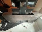 Bedvoetbord met TV lift - 180cm, Overige materialen, Gebruikt, 150 tot 200 cm, Ophalen of Verzenden
