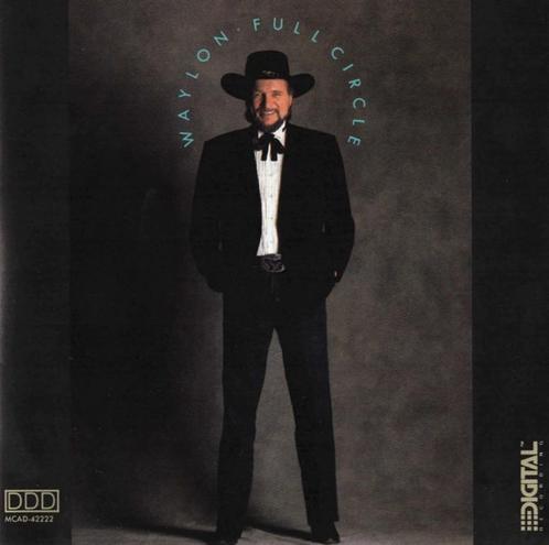 Ruil of koop Waylon Jennings "Full Circle" (CD 1988), Cd's en Dvd's, Cd's | Country en Western, Gebruikt, Ophalen of Verzenden