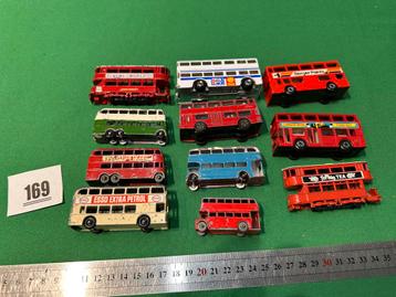 169 div dubbeldekker bussen Lesney Corgi Matchbox Hotwheels beschikbaar voor biedingen