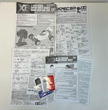 Tamiya handleiding + documentatie DF-01 chassis rc modelbouw beschikbaar voor biedingen