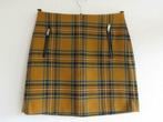 Esprit rokje okergeel met blauw geruit maat 36 (S) (nieuw), Kleding | Dames, Rokken, Geel, Nieuw, Ophalen of Verzenden, Maat 36 (S)