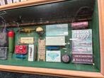 Antieke Visspullen Schaduwkast/Wandvitrine Decoratief, Ophalen