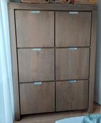 Grote eikenhoutenkast Goossens, verweerd eiken, model Clear, Ophalen, Zo goed als nieuw