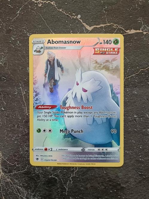 Abomasnow #TG01 - Astrale Radiance, Hobby en Vrije tijd, Verzamelkaartspellen | Pokémon, Zo goed als nieuw, Ophalen of Verzenden