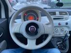 Fiat 500 1.2 Lounge 4-Cilinder Automaat 2e eigenaar Airco Pa, Euro 5, Stof, Gebruikt, 1242 cc
