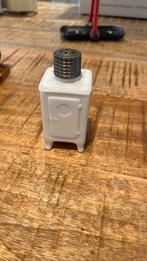 Vintage GE-koelkast jaren 30 zout strooier melkglas, Ophalen of Verzenden