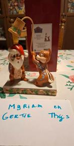 Chip and Dale kerst Jim Shore Traditions, Ophalen of Verzenden, Overige figuren, Zo goed als nieuw, Beeldje of Figuurtje