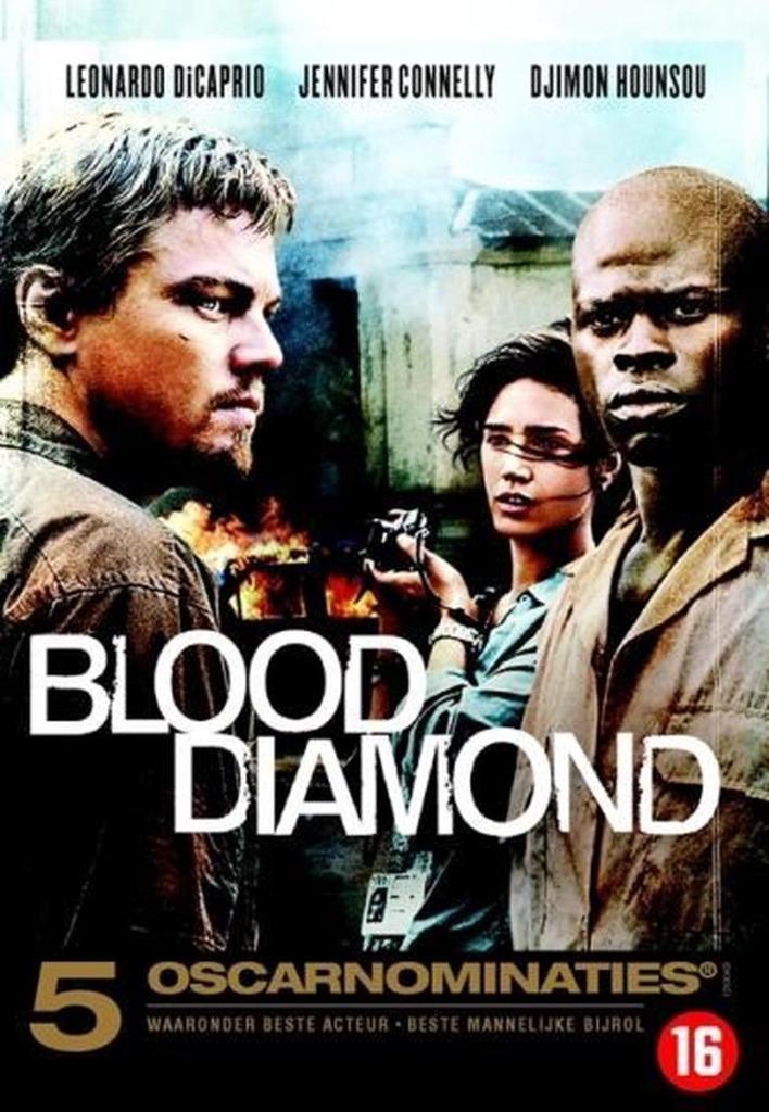 Leonardo DiCaprio in 'Blood Diamond', Cd's en Dvd's, Dvd's | Thrillers en Misdaad, Zo goed als nieuw, Maffia en Misdaad, Vanaf 16 jaar