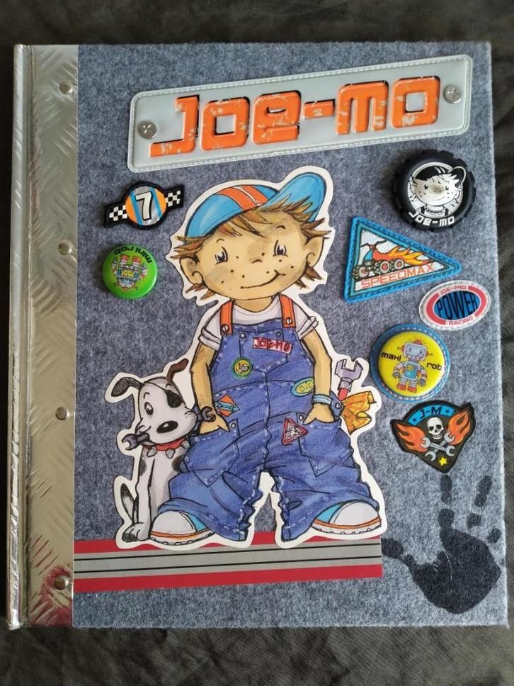 Joe-mo (groot prentenboek, met stof, buttons etc), Boeken, Kinderboeken | Kleuters, Zo goed als nieuw, Fictie algemeen, Jongen