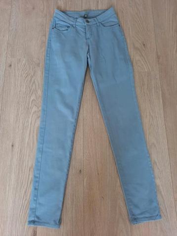 Hema Lavendelblauwe Lange Broek Jeans Slim fit Maat 36 S beschikbaar voor biedingen