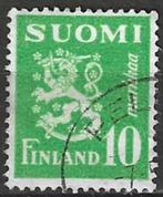 Finland 1952 - Yvert 384 - Wapenschild met Leeuw (ST), Postzegels en Munten, Postzegels | Europa | Scandinavië, Denemarken, Ophalen