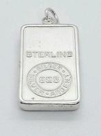 Zilveren baar hanger 925, Postzegels en Munten, Edelmetalen en Baren, Ophalen of Verzenden, Zilver