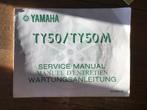 Werkplaatshandboek  yamaha TY50/50M, Motoren, Handleidingen en Instructieboekjes, Ophalen of Verzenden, Yamaha