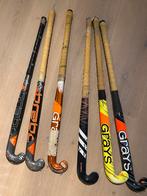 Hockeysticks - 5x veld 1x zaal, gebruikt, Sport en Fitness, Hockey, Ophalen of Verzenden, Gebruikt, Stick