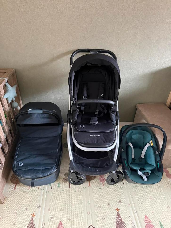Maxi-cosi 3 in 1 incl alle accessoires, Kinderen en Baby's, Kinderwagens en Combinaties, Zo goed als nieuw, Ophalen