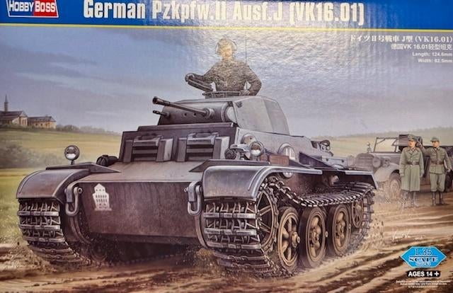 Coelianmodels, Hobby Boss 83803, Panzer II J, 1/35, € 16,99, Overige merken, Tank, 1:32 tot 1:50, Nieuw