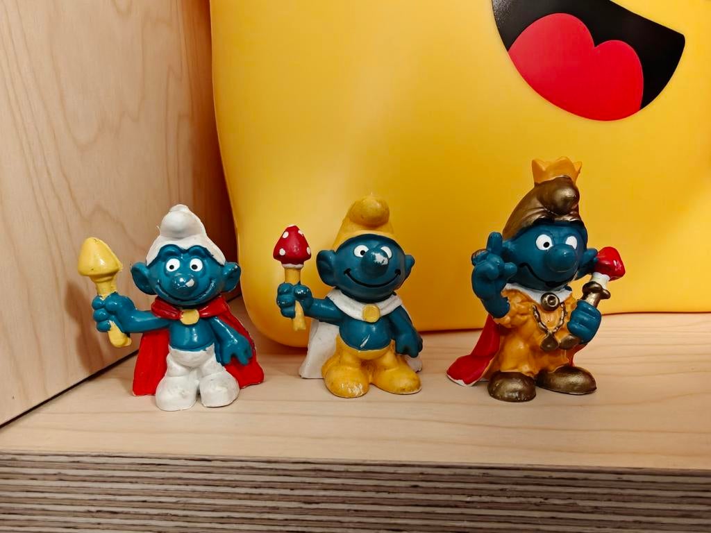 Koning smurfen, Verzamelen, Smurfen, Ophalen of Verzenden, Zo goed als nieuw, Verschillende Smurfen