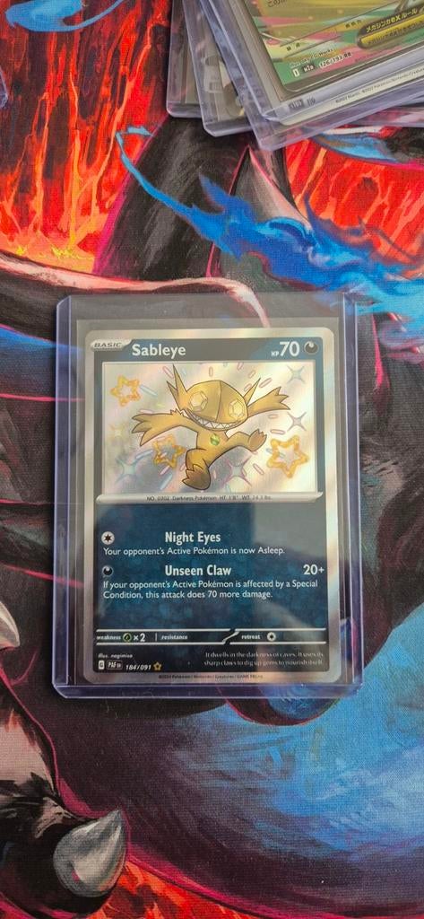 Pokémon kaart: Sableye 184/091, Ophalen of Verzenden, Nieuw, Losse kaart, Foil