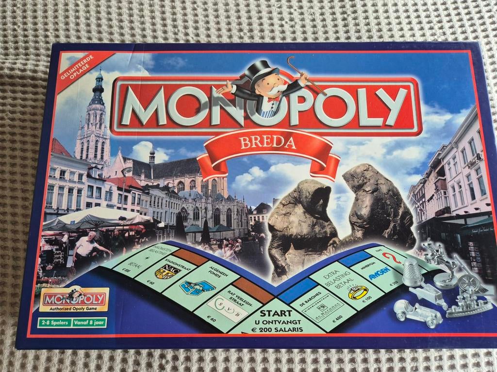 Monopoly Breda limited uitgave, Ophalen of Verzenden
