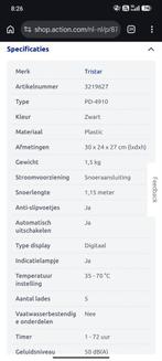 Tristar Voedseldroger met 5 Lades - Zo Goed als Nieuw, Ophalen of Verzenden