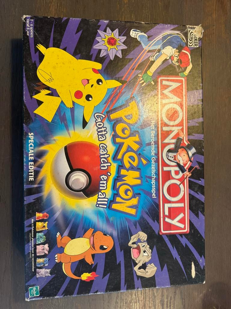 Pokemon Monopoly, Hobby en Vrije tijd, Gezelschapsspellen | Bordspellen, Drie of vier spelers, Ophalen of Verzenden, Gebruikt
