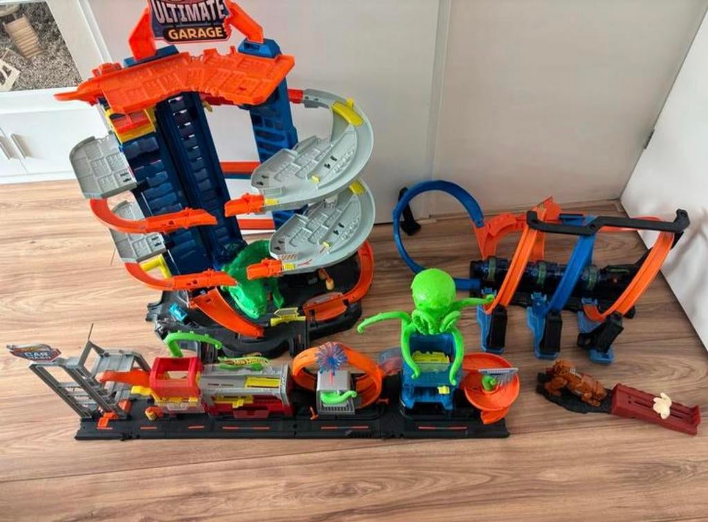 Hot Wheels diverse racebanen, Ophalen, Hot Wheels, Handmatig, Met looping