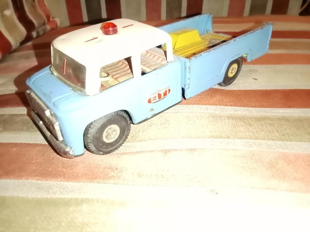 Vintage Speelgoed Vrachtwagen Takelwagen, Ophalen of Verzenden, Gebruikt