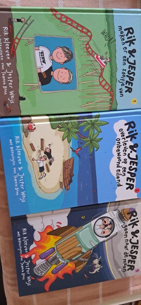 Te koop 3 glomovies (rik en jesper) boeken, Ophalen of Verzenden, Zo goed als nieuw, Verhalen