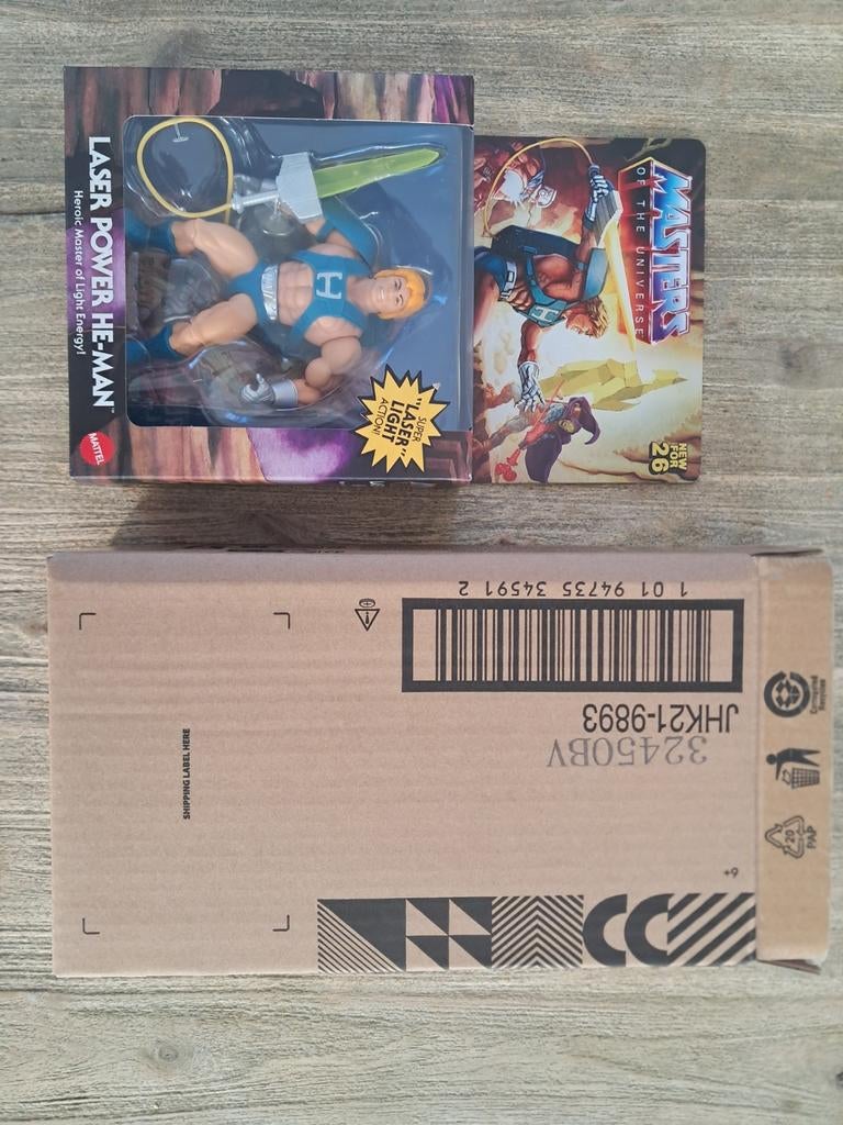 Masters of the Universe Origins / Laser Power He man, Ophalen of Verzenden, Nieuw