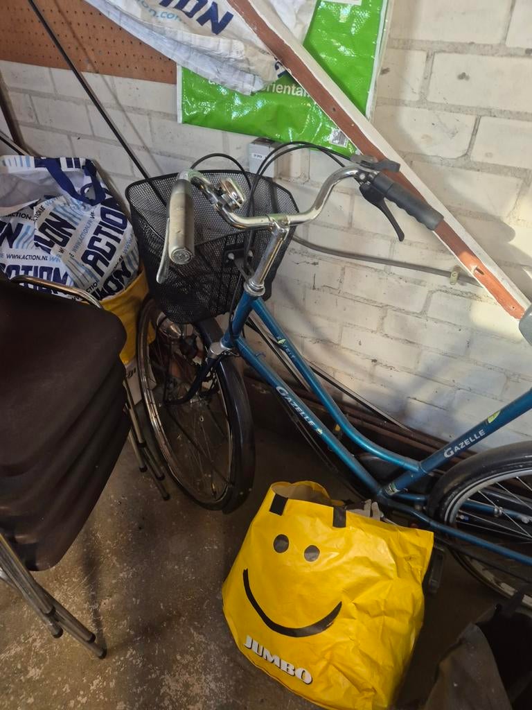 Gazelle damesfiets met mandje, 56 cm of meer, Ophalen of Verzenden, Gebruikt, Gazelle