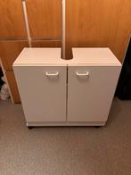 Badkamerkastje en wasbak, Ophalen, 50 tot 100 cm, Zo goed als nieuw, Minder dan 100 cm