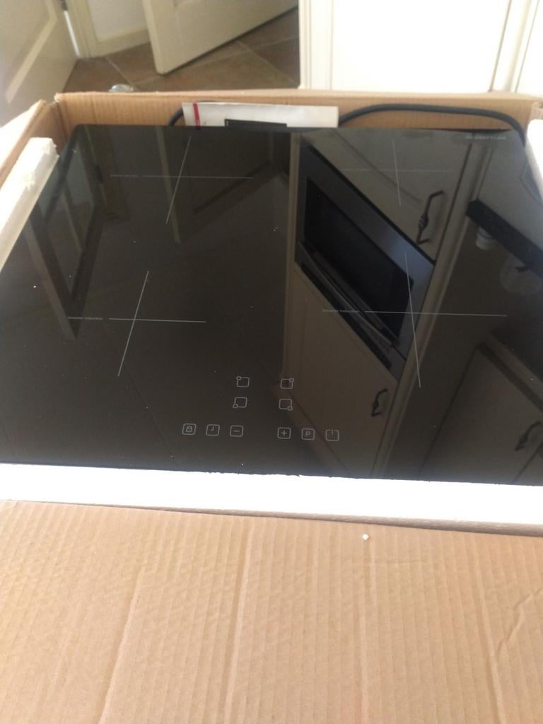 Inventum VKI6010ZIL Inductie Kookplaat - Nieuw in doos, Witgoed en Apparatuur, Kookplaten, Nieuw, Inductie, Vrijstaand, 4 kookzones