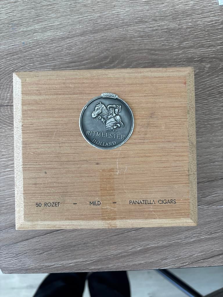 Originele Ritmeester sigarendoos, Ophalen of Verzenden, Gebruikt, Overige, Overige merken