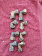 Knelkoppeling bocht 15mm, Ophalen of Verzenden, Nieuw, Koper, Kraan