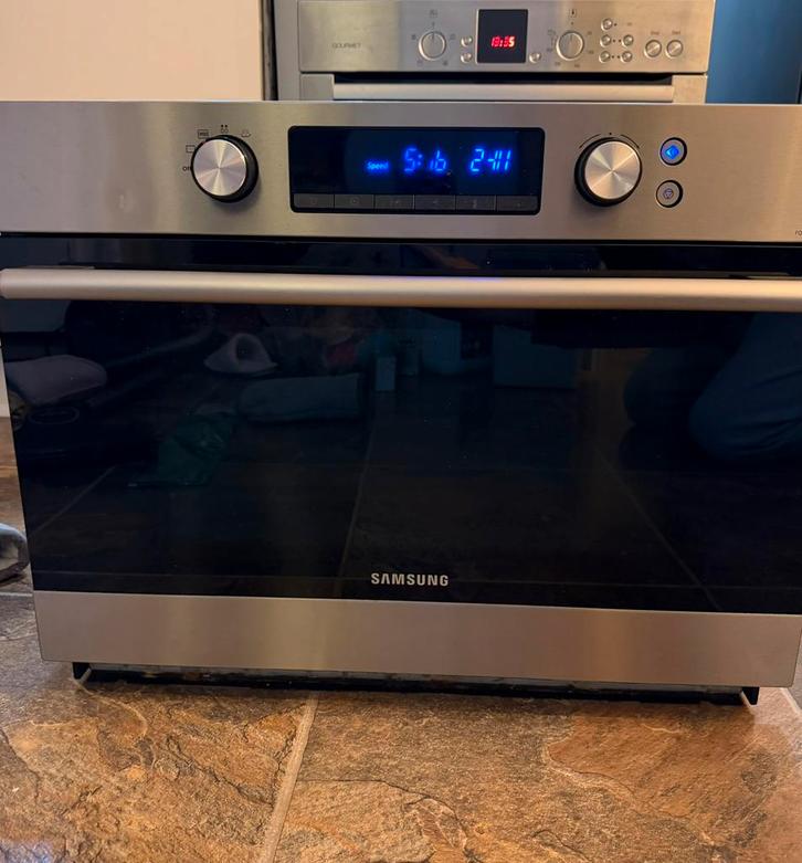Inbouw combimagnetron Samsung, Witgoed en Apparatuur, Ovens, Zo goed als nieuw, 45 tot 60 cm, Ophalen
