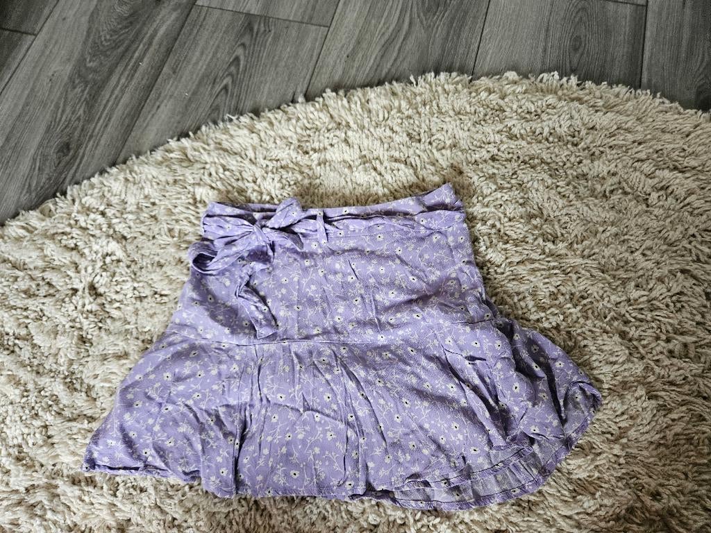 Nieuw - Zara broekrok - Maat XS, Verzenden, Zara, Paars, Nieuw