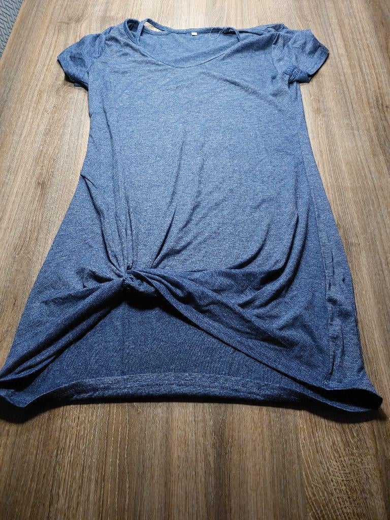 Blauw jurkje - Maat S, Ophalen of Verzenden, Zo goed als nieuw, Meisje, Jurk of Rok