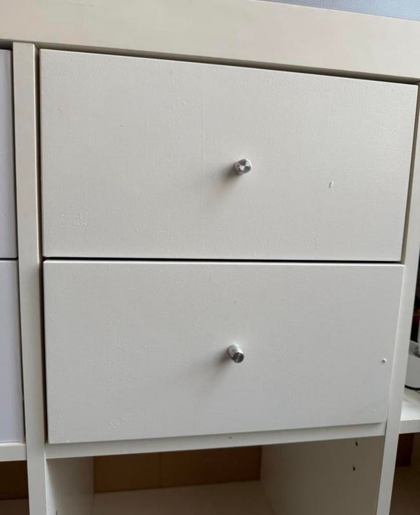 Witte laddes Ikea voor in de kallax kast, Ophalen, Zo goed als nieuw
