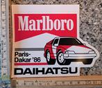 Vintage sticker Marlboro Daihatsu Parijs Dakar rally 1986, Ophalen of Verzenden, Zo goed als nieuw